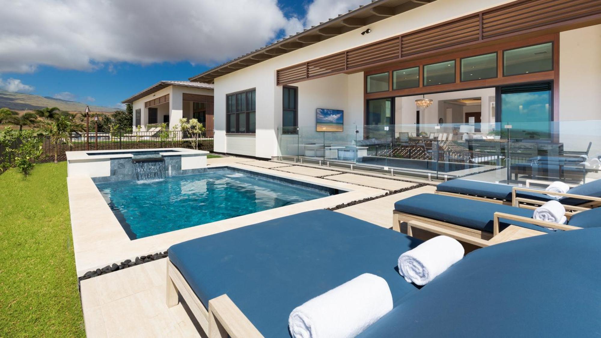 Blue Tranquility Luxurious Home In Private Community With Heated Private Pool Spa Detached Ohana Suite Waimea  Exterior photo