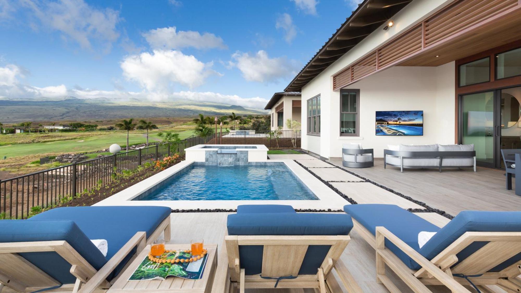 Blue Tranquility Luxurious Home In Private Community With Heated Private Pool Spa Detached Ohana Suite Waimea  Exterior photo